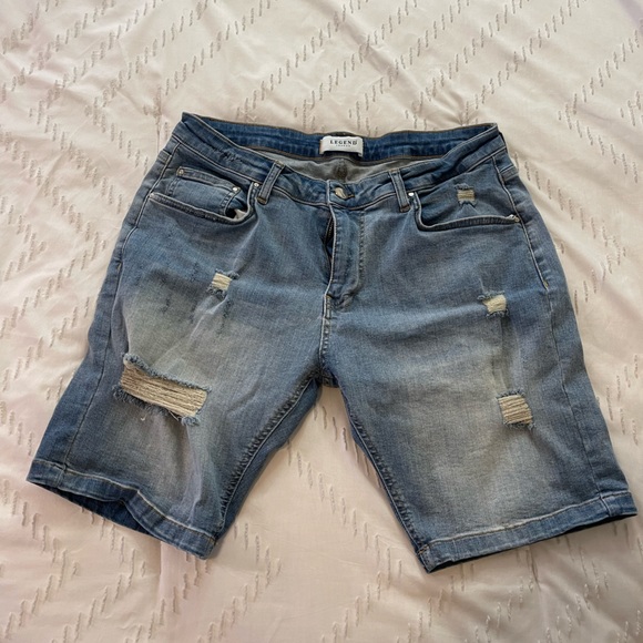 Legend Men Denim Shorts - Picture 1 of 3